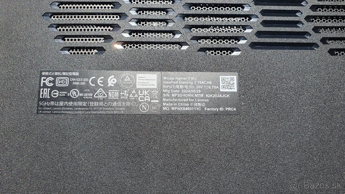 Lenovo IdeaPad Gaming 3 15ACH6 Shadow Black - 6