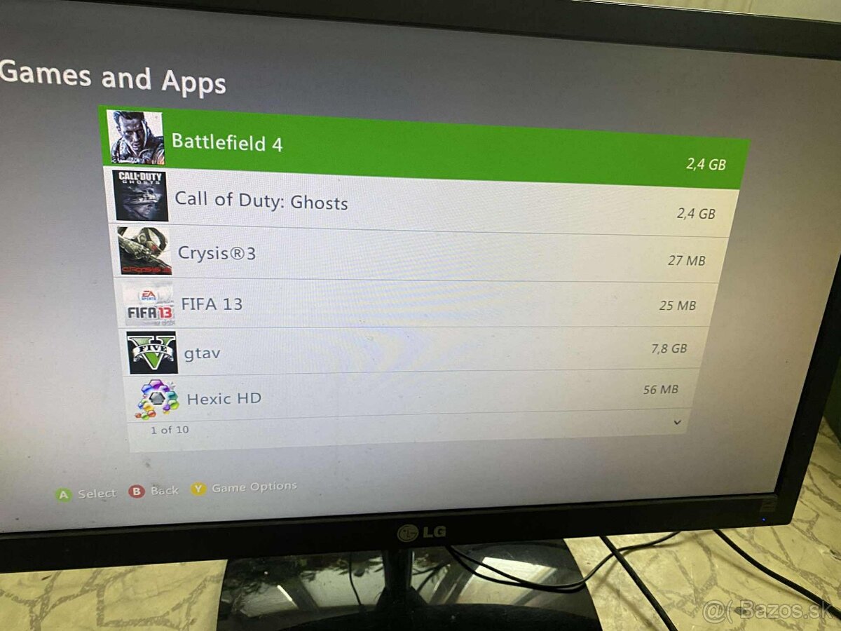 Predám tuto hernú xbox 360 s konzolu - 6
