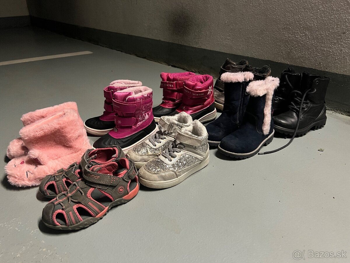 Detské dievčenské topánky č.27 - 6