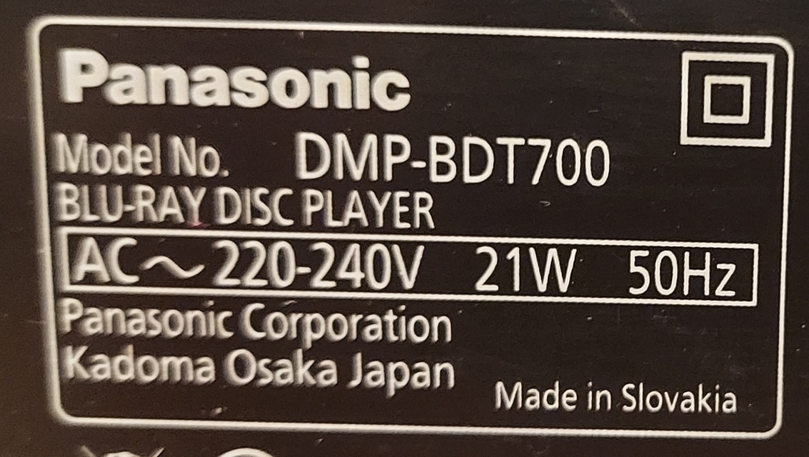 Predám Blue-Ray prehrávač Panasonic DMP-BDT700 - 6