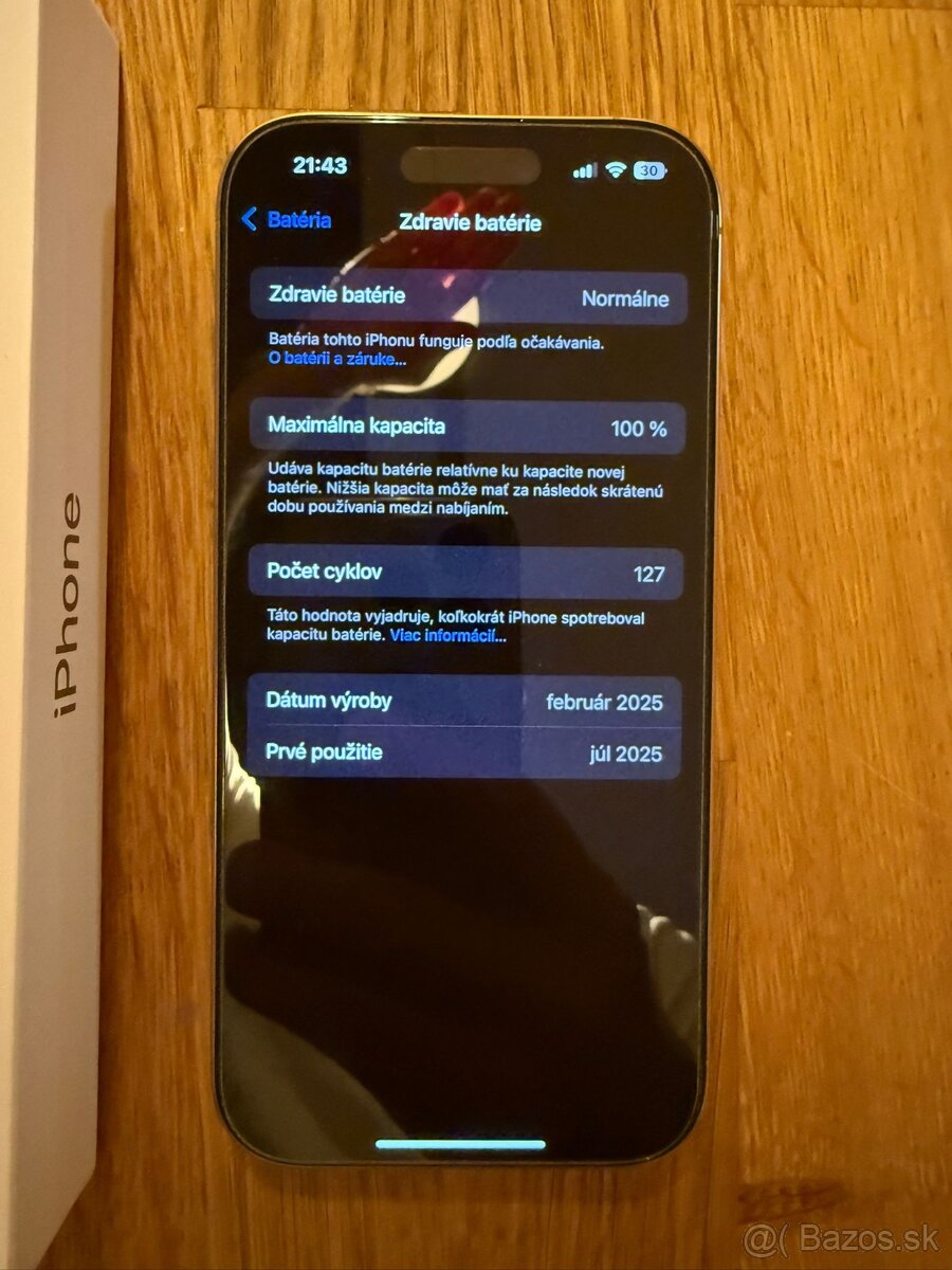 iPhone 16Pro 256GB Natural Titanium - 6