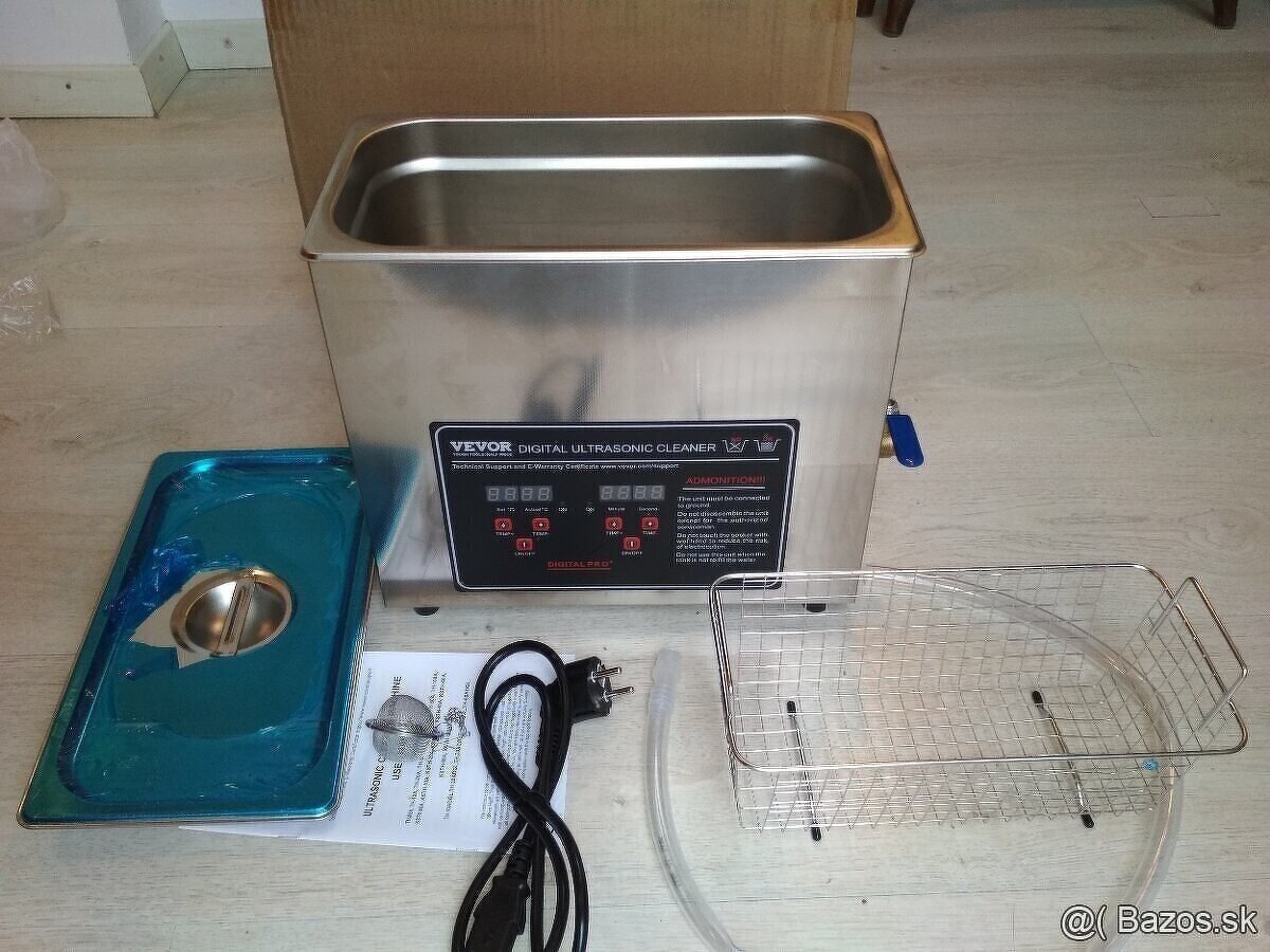 Ultrazvuková čistička s ohrevom 6L - 6