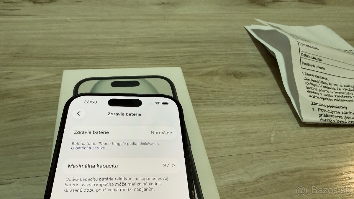 Vymenim iPhone 15 v zaruke stary iba rok a pol 128gb - 6