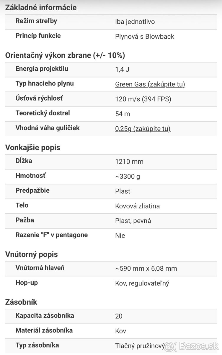 SVD WE gas/plyn blowback - 6