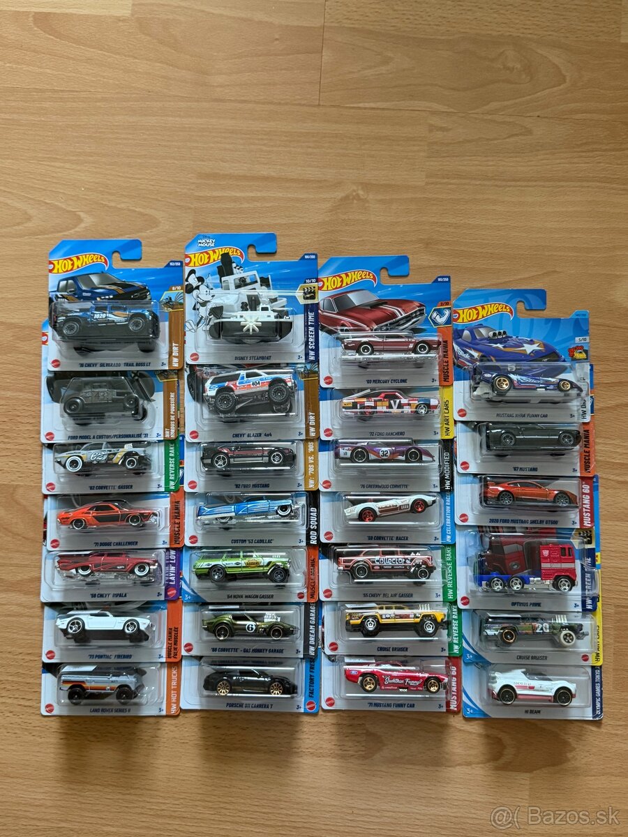 Hot wheels autíčka Mix - 6