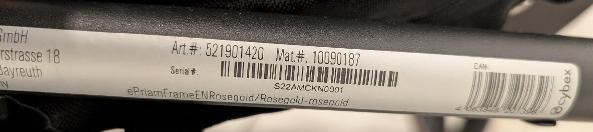 Predam Cybex e-priam 2024 rose gold - 6