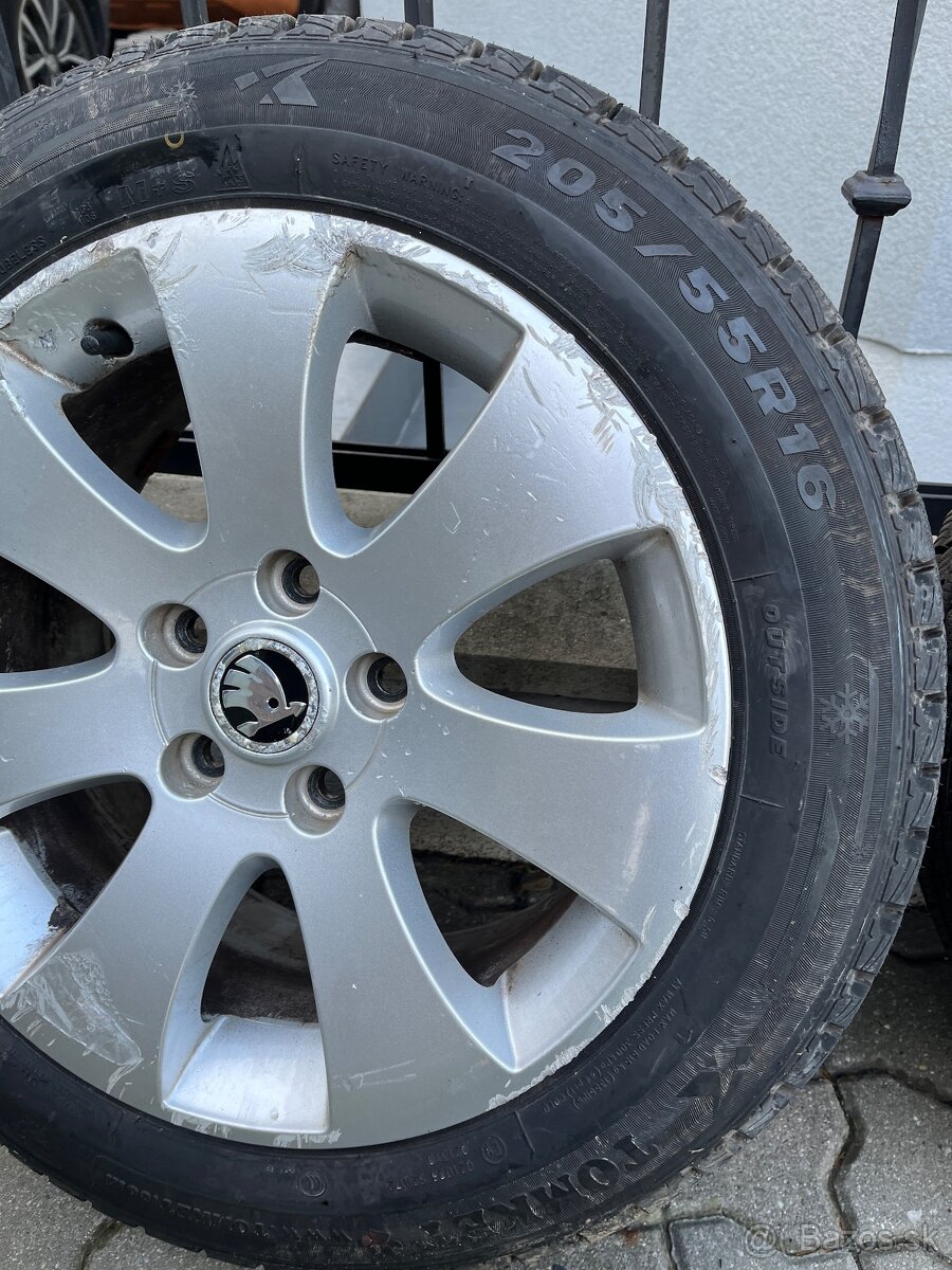 Elektróny originál škoda so zimnými pneu - 6