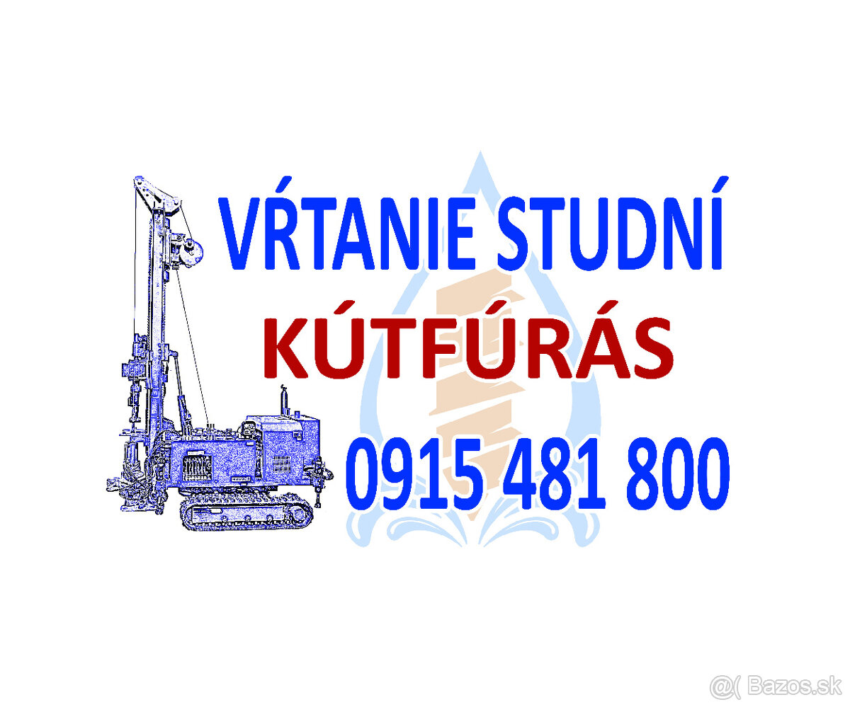 Vŕtanie studní KOMÁRNO A OKOLIE - 6