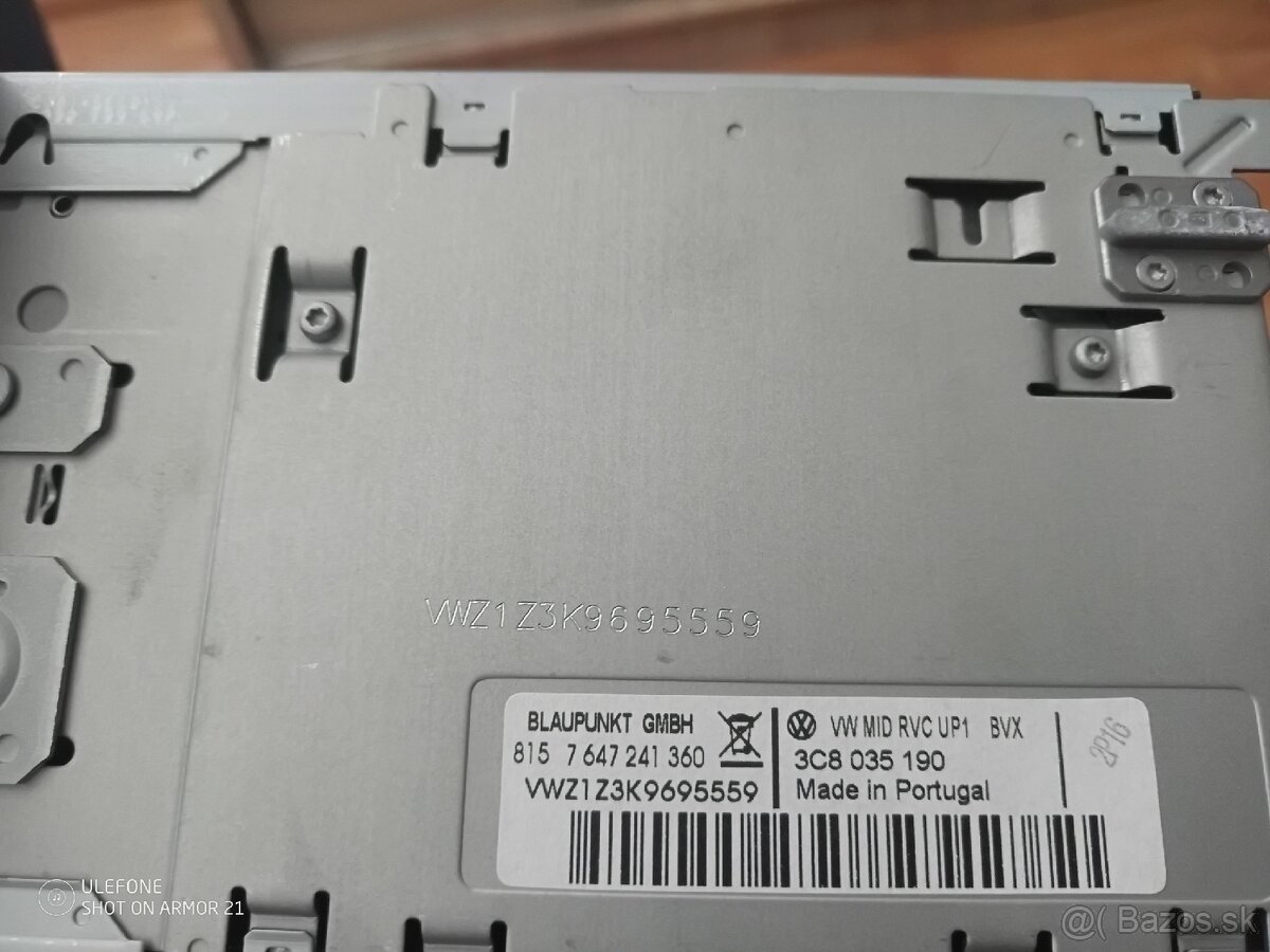 Autorádio originál VW RCD 510 Blaupunkt
- 6
