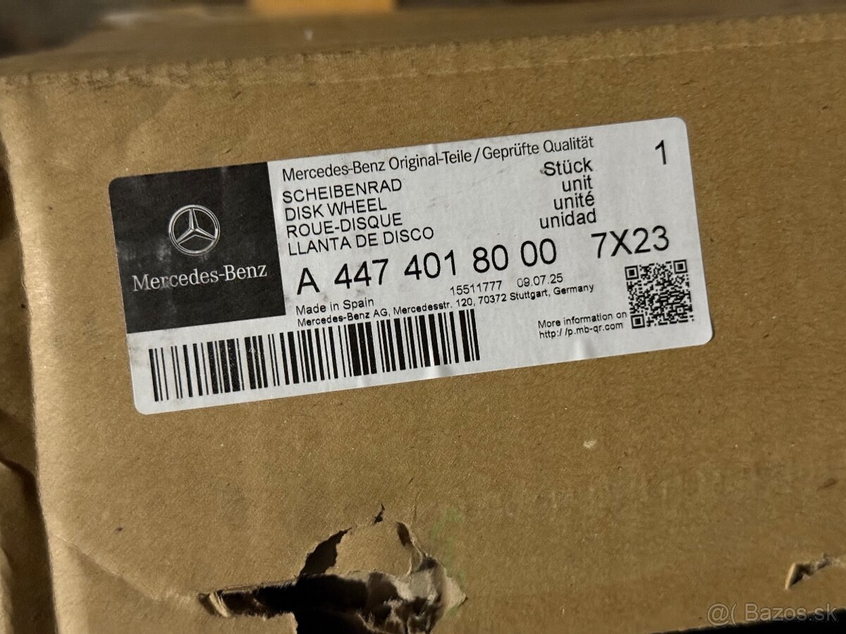 ALUDISK MERCEDES V 19" 5X112 ET52 - 6