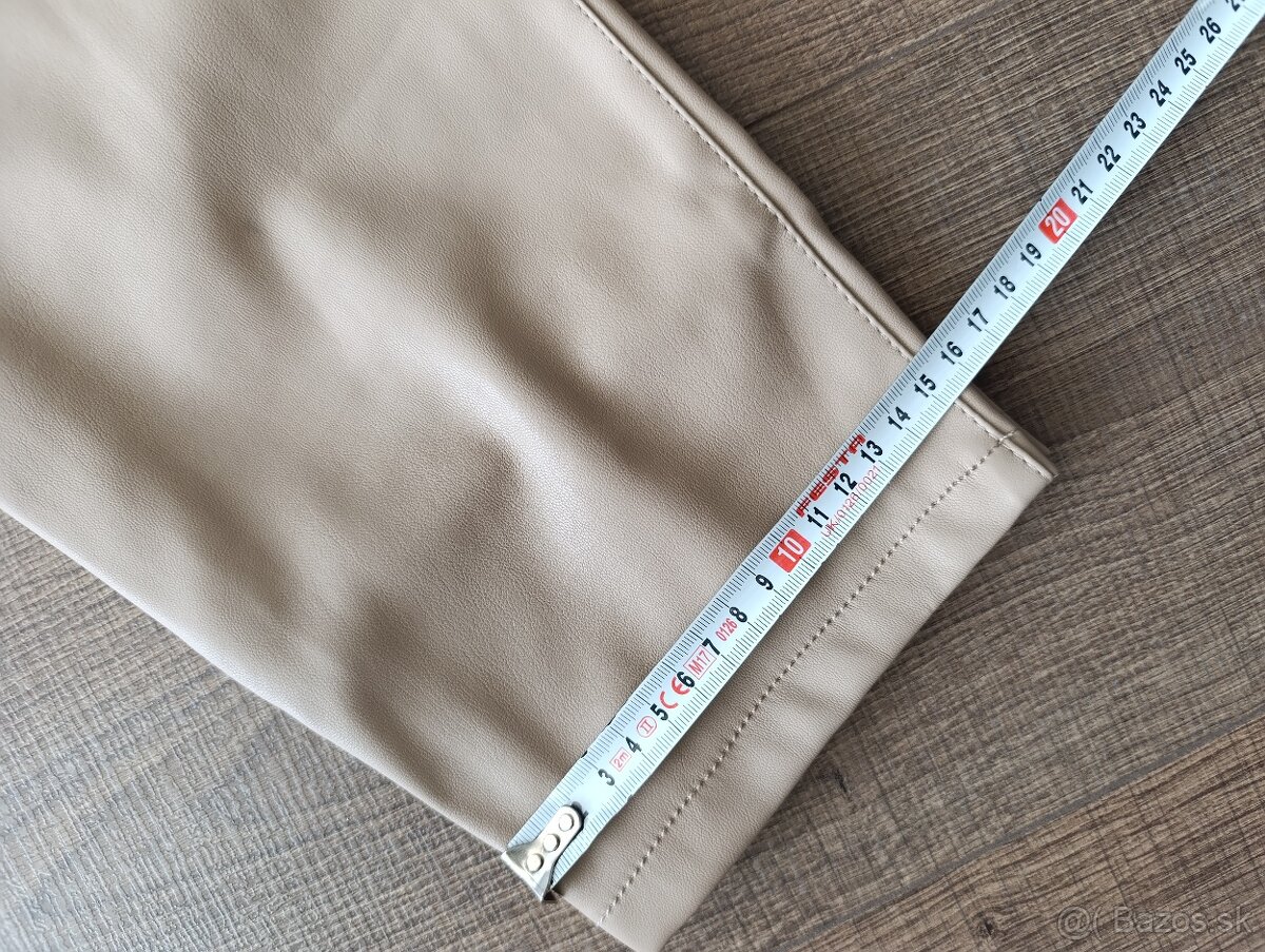 Koženkové nohavice 34 - 6