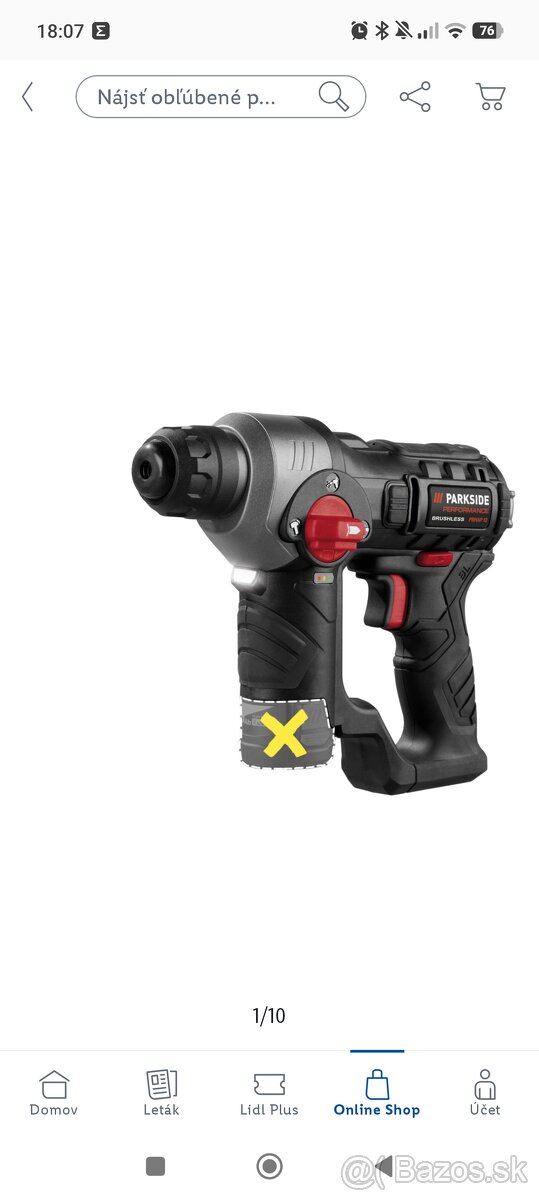 Predám akú priklepovu vŕtačku parkside Nová - 6