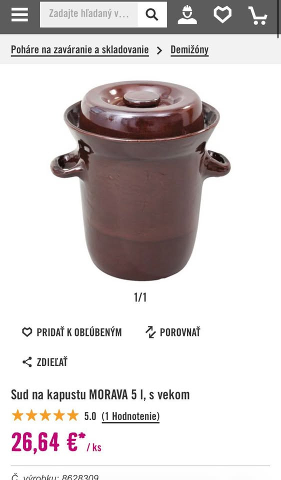 Sud na kapustu 5L - 6