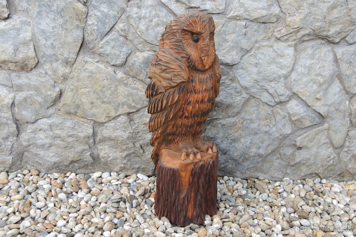 Drevorezba sova - 6