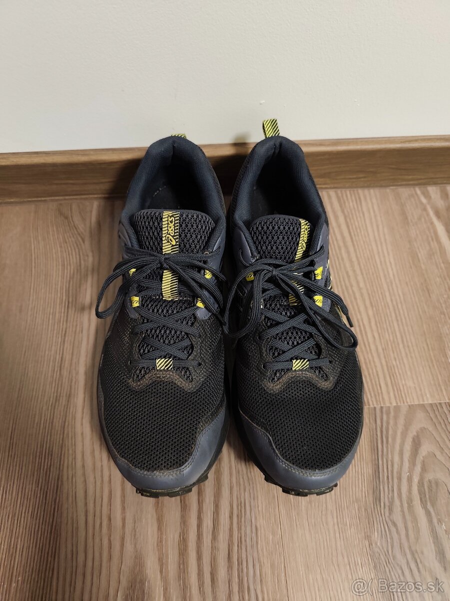 Asics 46 - pánske čierne tenisky - 6