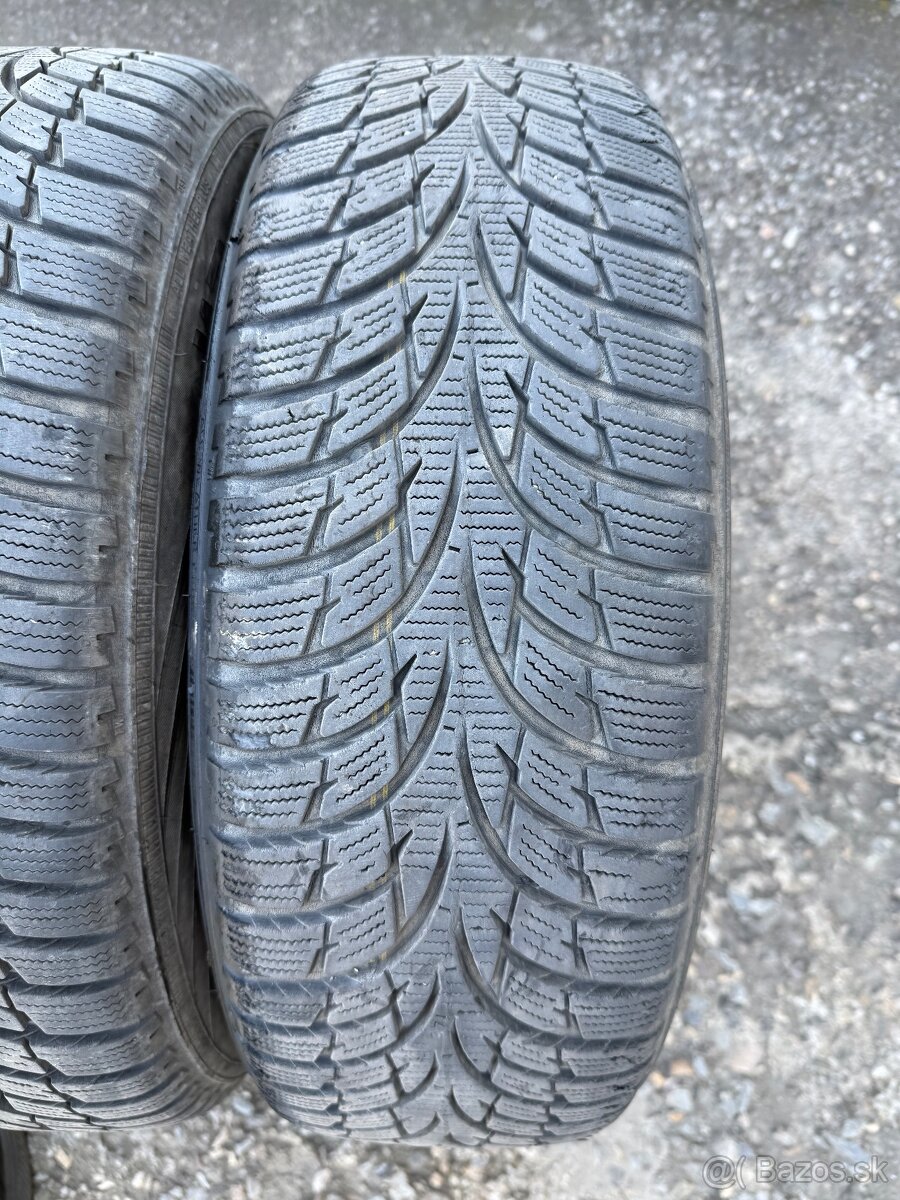 Zimná sada 5x100 185/60r15 fabia dezén 6,83mm - 6
