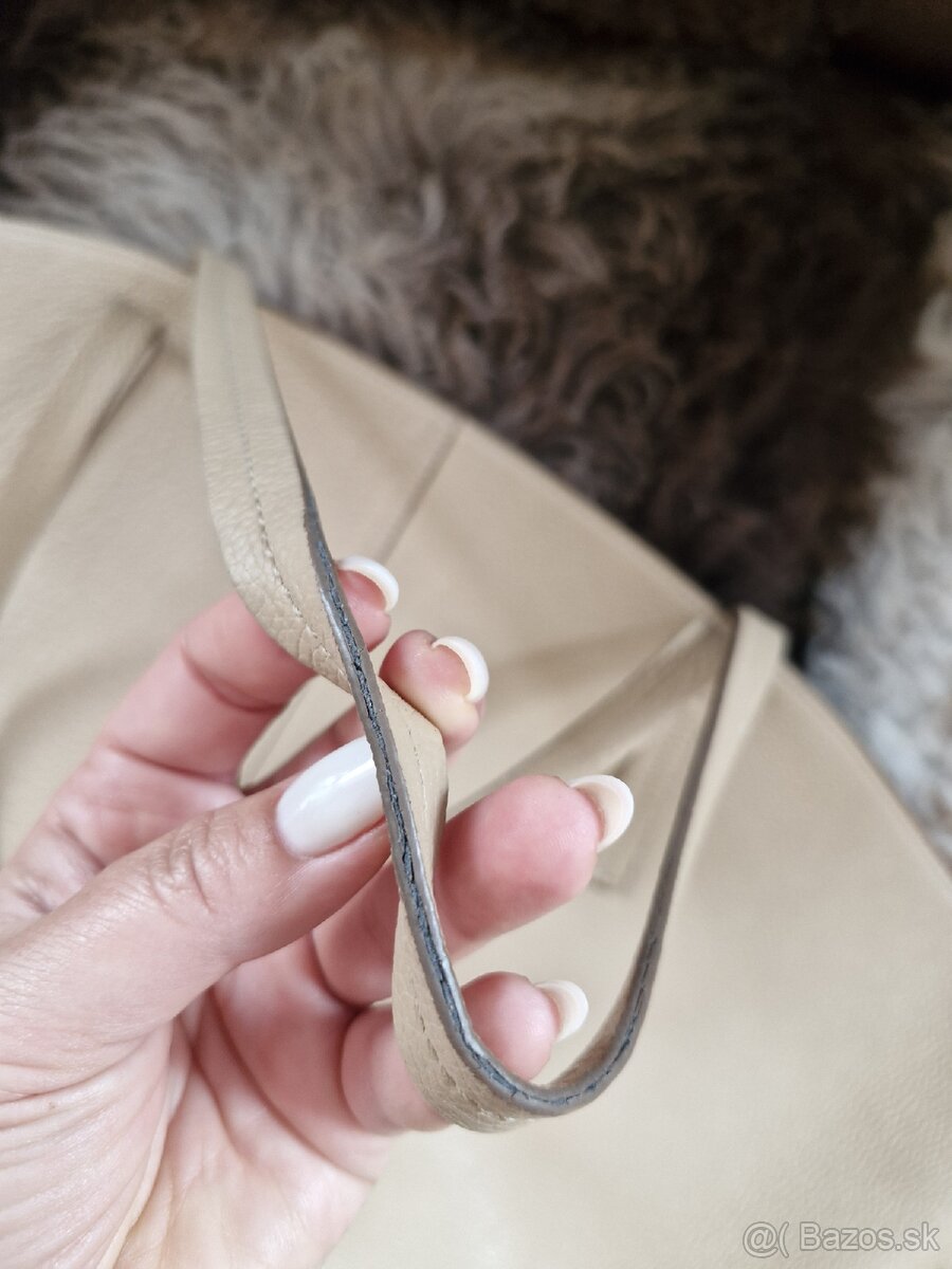 Maxi kožená taška Massimo Dutti - 6