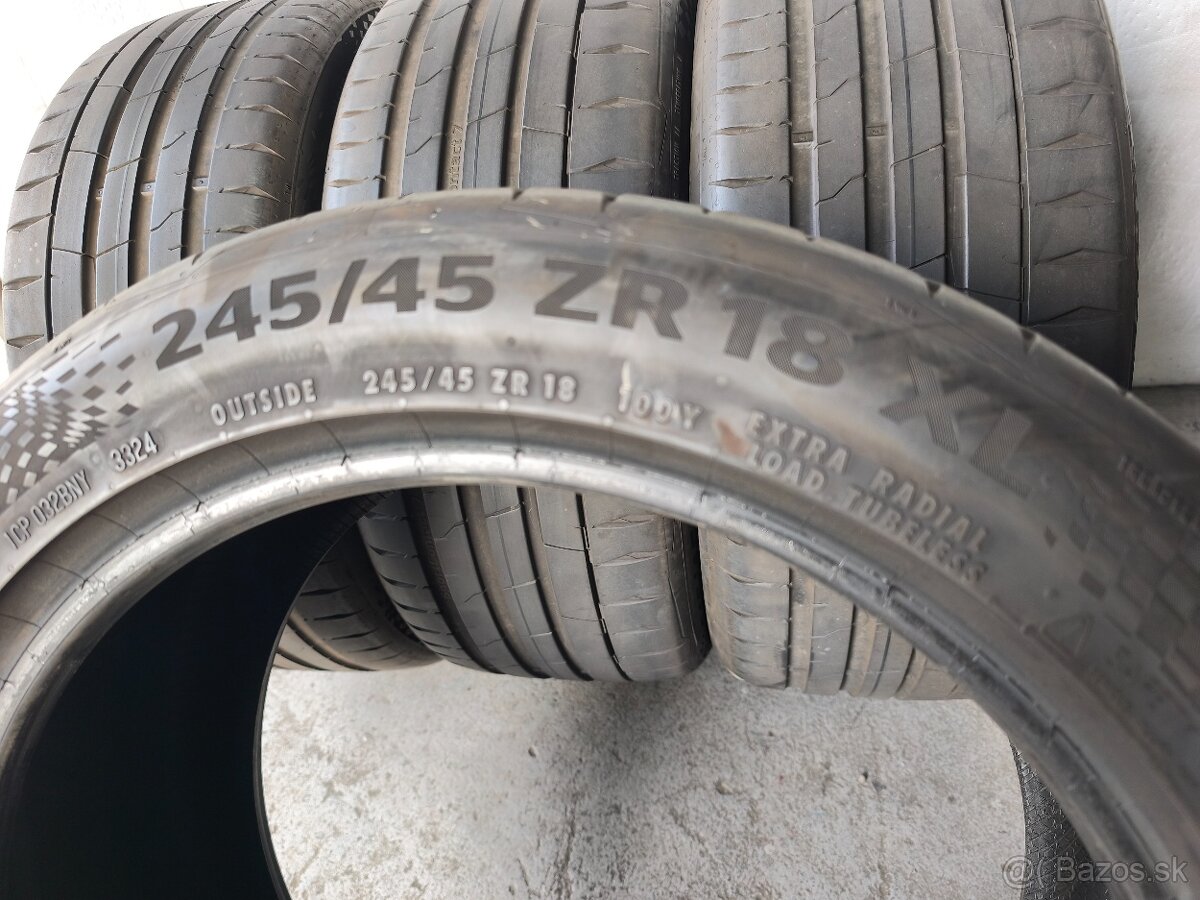 245/45 r18 letné pneumatiky Continental Sport Contact 7 - 6
