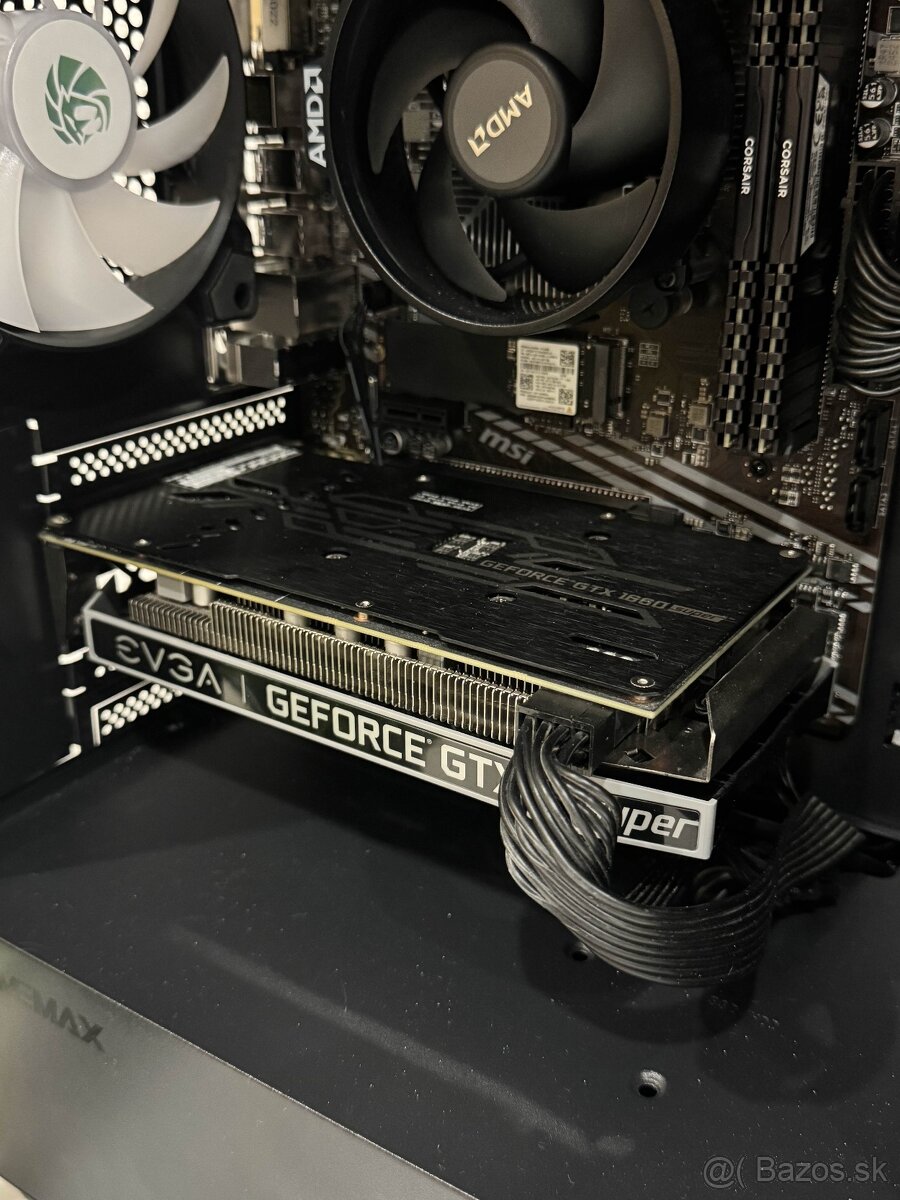 Herný PC Nvidia GTX 1660, Ryzen 5 2600, 16GB RAM, 500GB WIFI - 6