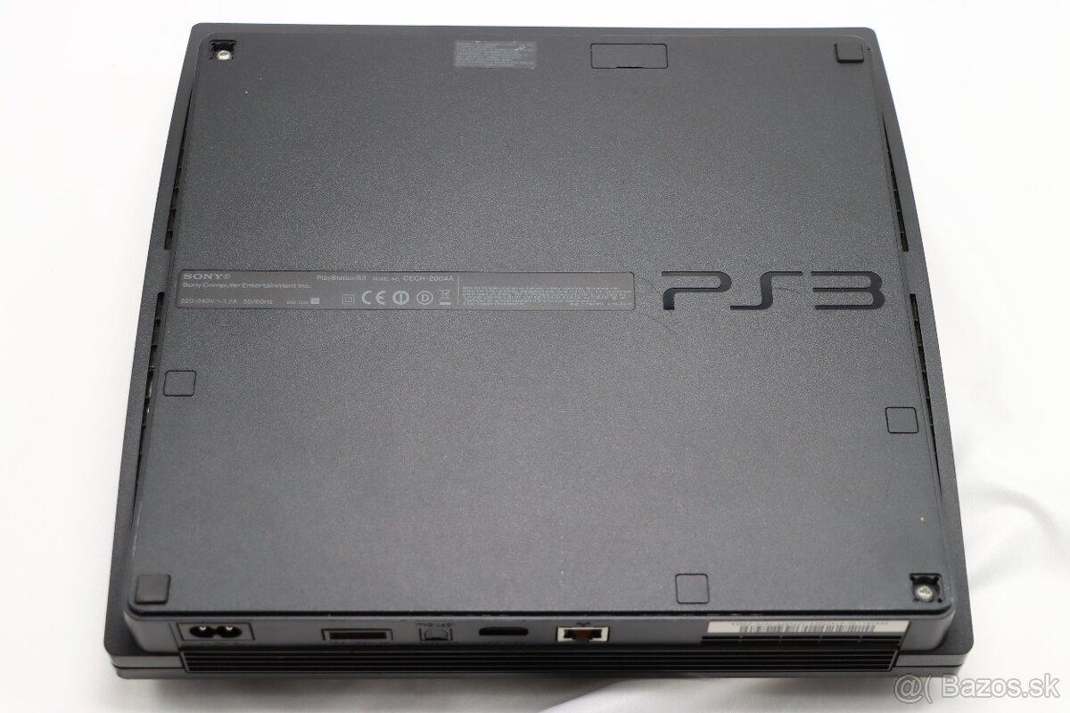PlayStation 3 Slim CECH-2004A + ovládač + káble - 6