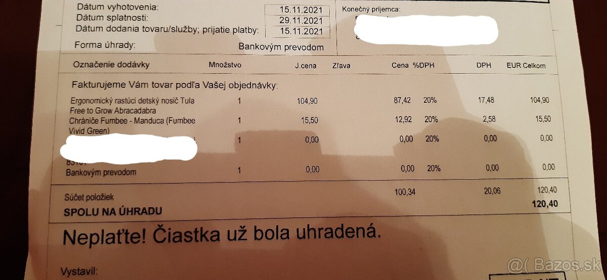 Nosič zn. TULA Free-to-Grow - 6