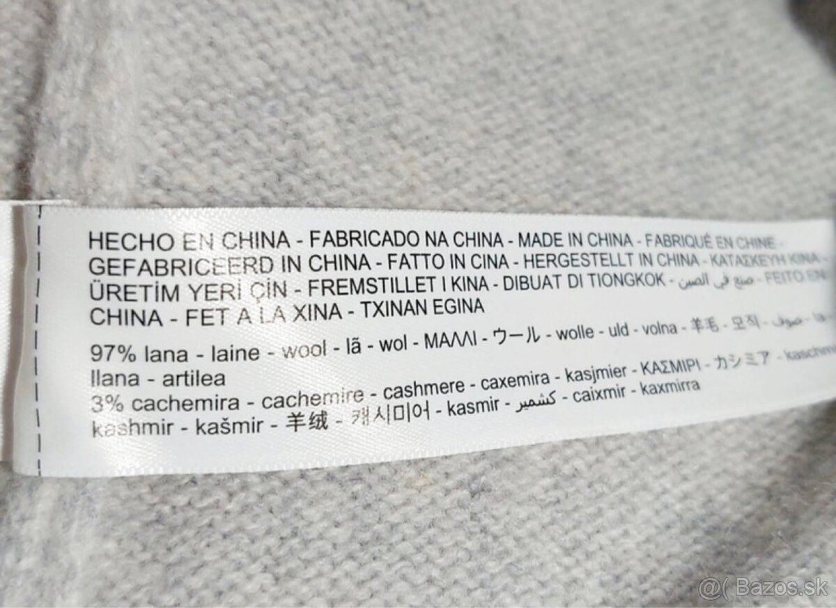 Pánsky sveter Massimo Dutti Wool Cashmere - 6