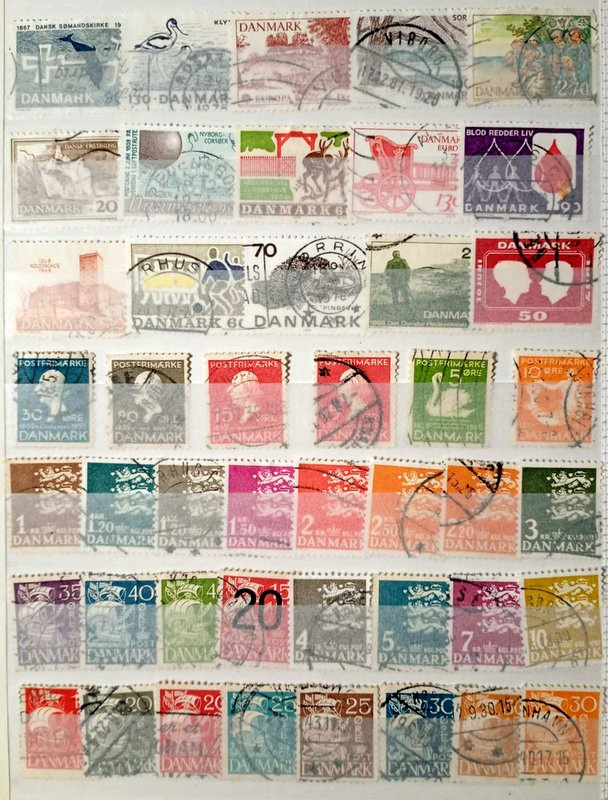 Predám poštové známky Dánska - 6