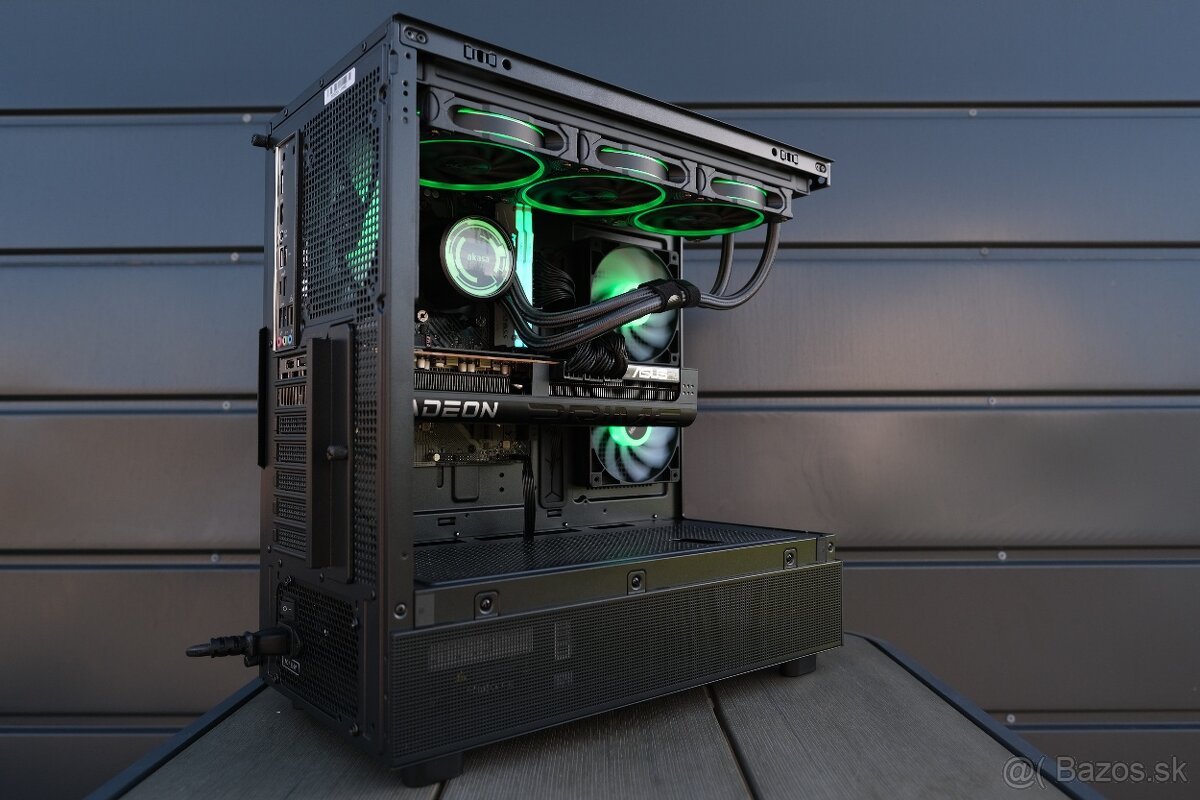 Herný PC, Ryzen 7 7800X3D, RX 9070XT, 32GB RAM, SSD - 6
