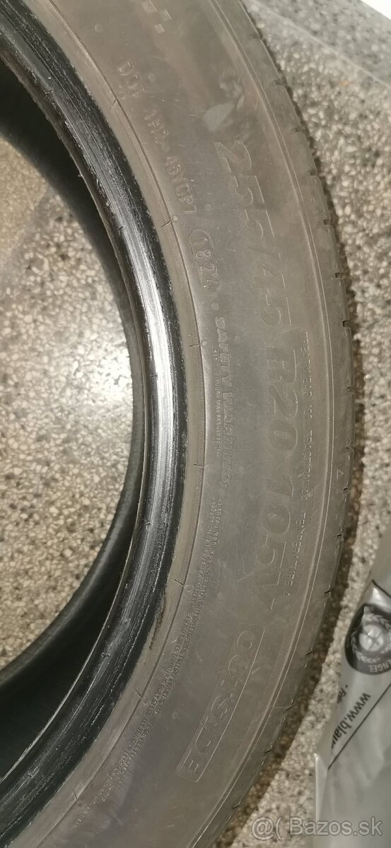 Predám letné pneu 255/45 R20 105V, XL - 6