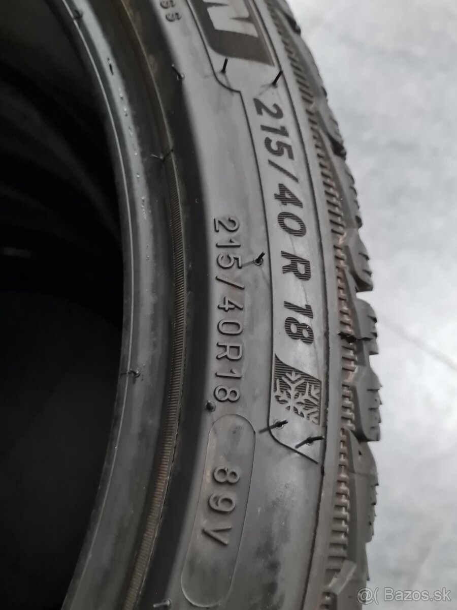 4x Michelin Pilot Alpin5 215/40 R18 89V Zimné Pneu - 6