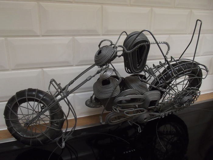 Model motorky - dvojvalcový Chopper - 6