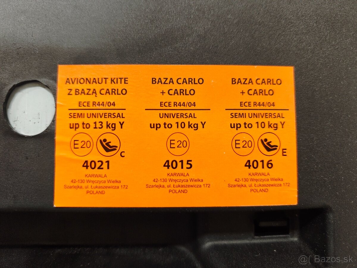 Predám detskú autosedačku + 2x základňu Isofix - 6