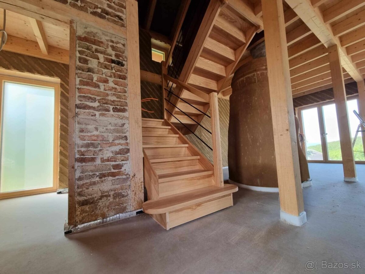 Drevené schody - výroba a montáž - 6