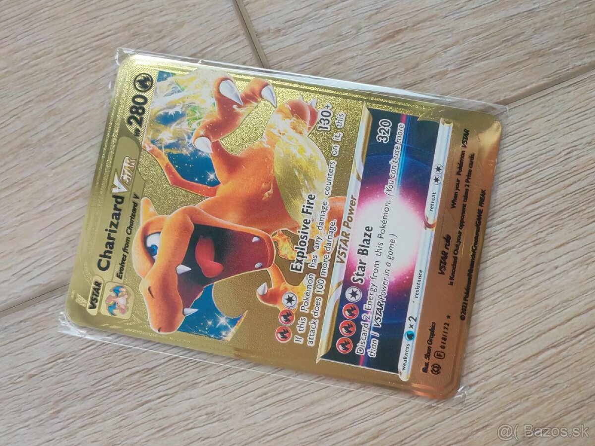 Kovové Pokémon karty - 6