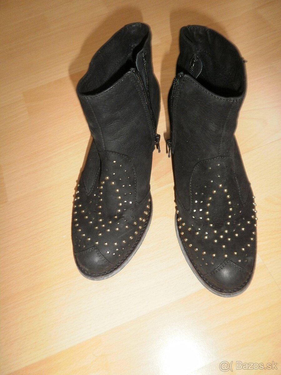 Kožené čižmičky prechodné - 6