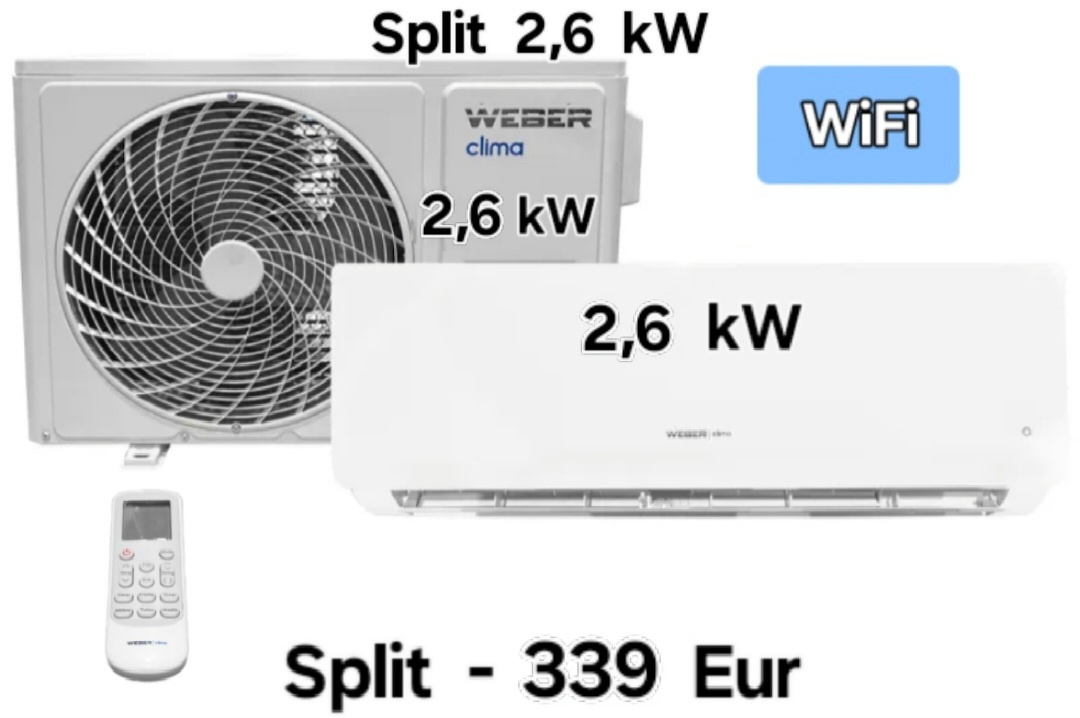 Multisplit klimatizácia wifi, NOVÁ kúriť chladiť - 6