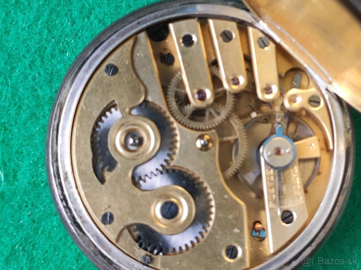 G. BOREL-HUGUENIN strieborné pánske vreckové hodinky - 6