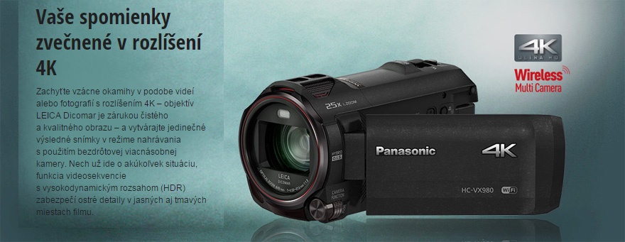 Panasonic VX980 1920x1080 + 4K - 6