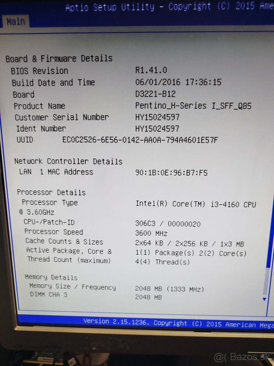 doska Fujitsu LGA1150 + Intel Core i3-4130 - 6