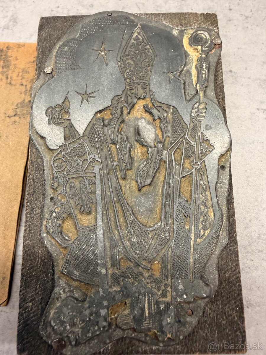 Predam original štočok- matricu sv. Mikulaša - 6