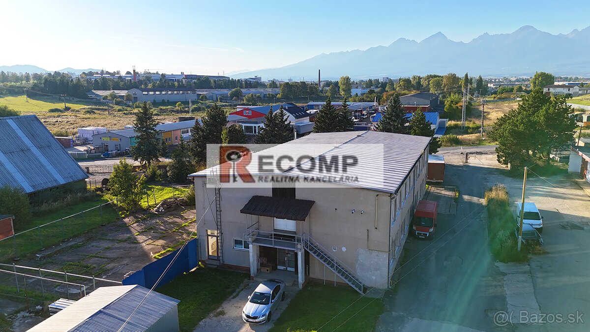 2-podlažná hala s pozemkom 2795 m2 a potenciálom rozvoja v P - 6