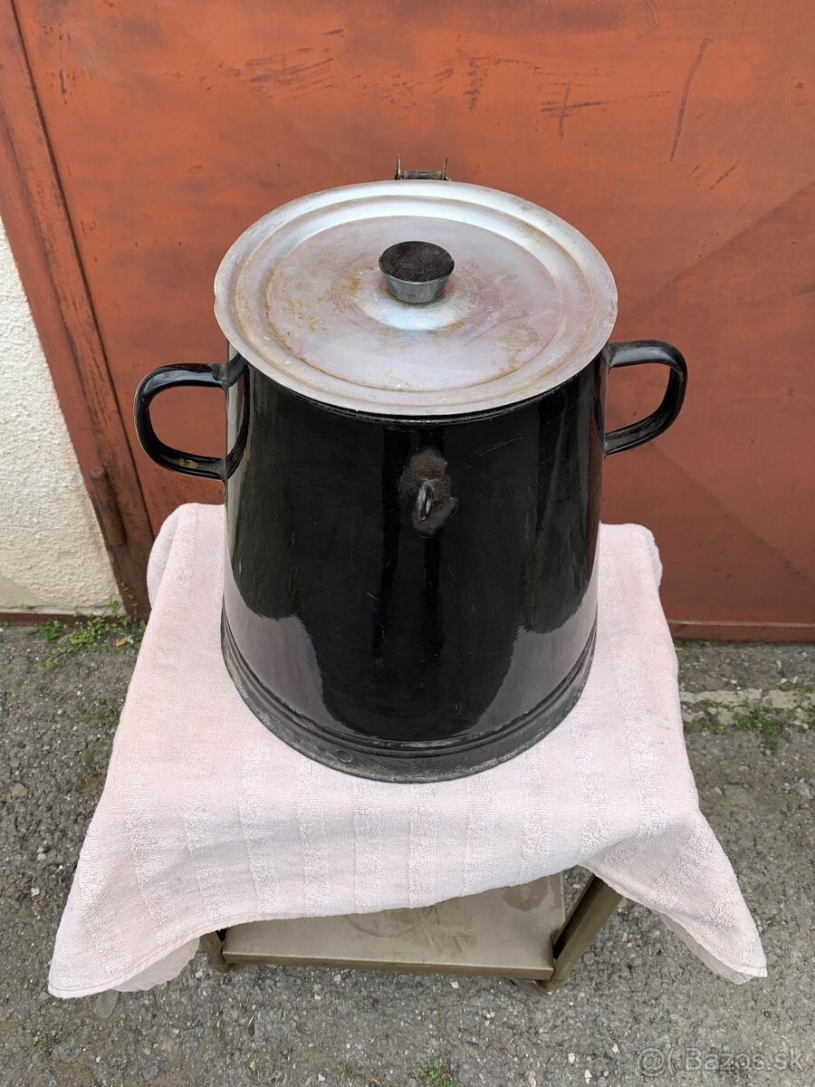 Smaltovany hrniec na masť 5L 10L - 6