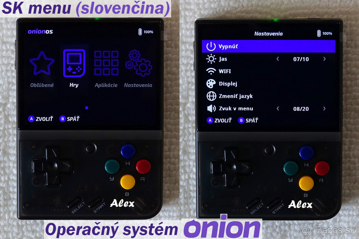 Nové MIYOO Mini Plus - EXTRA Game Boy, 60 tisíc hier, ONION - 6