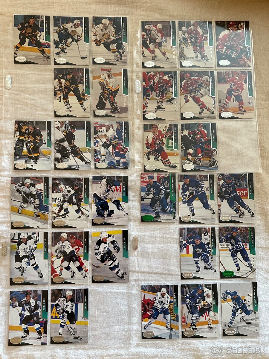 Predám hokejové kartičky Parkhurst 1993-94 - 6