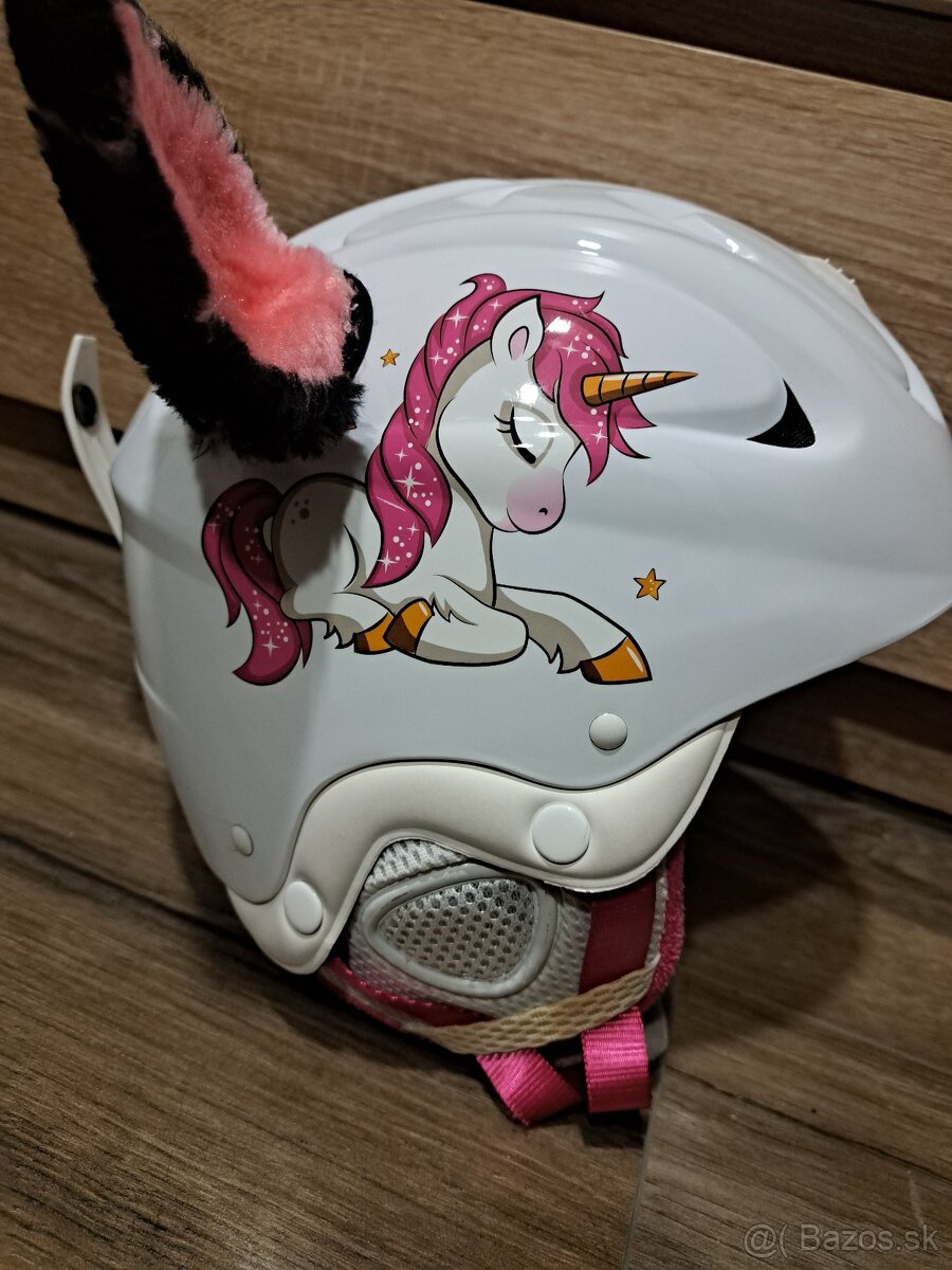 Detska lyziarska prilba s lyžiarskymi okuliarmi - 6