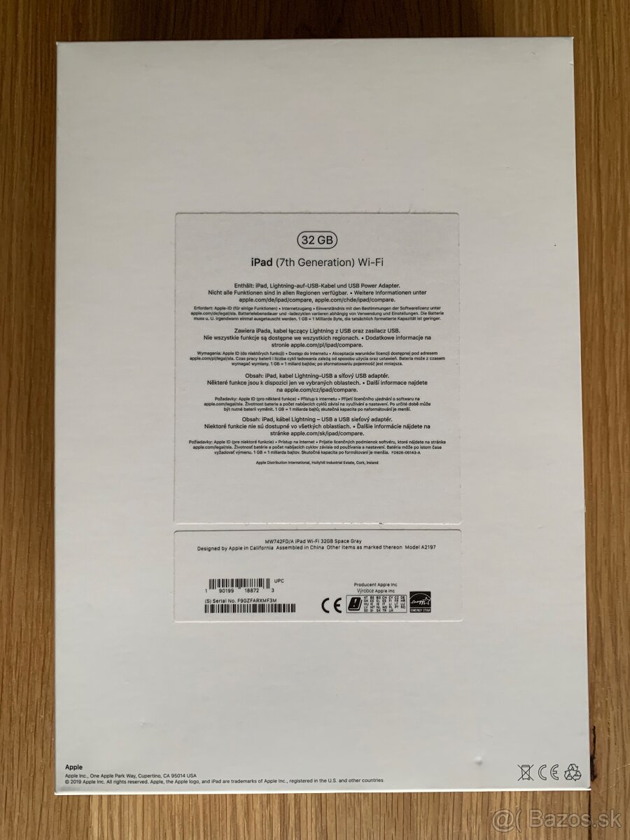 Apple iPad 7 32G Wi-Fi Space Gray - 6