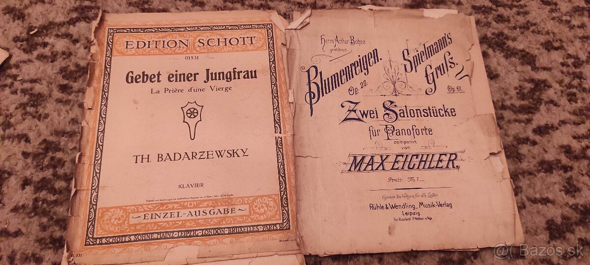 Noty ,texty klavír ,gitara - 6