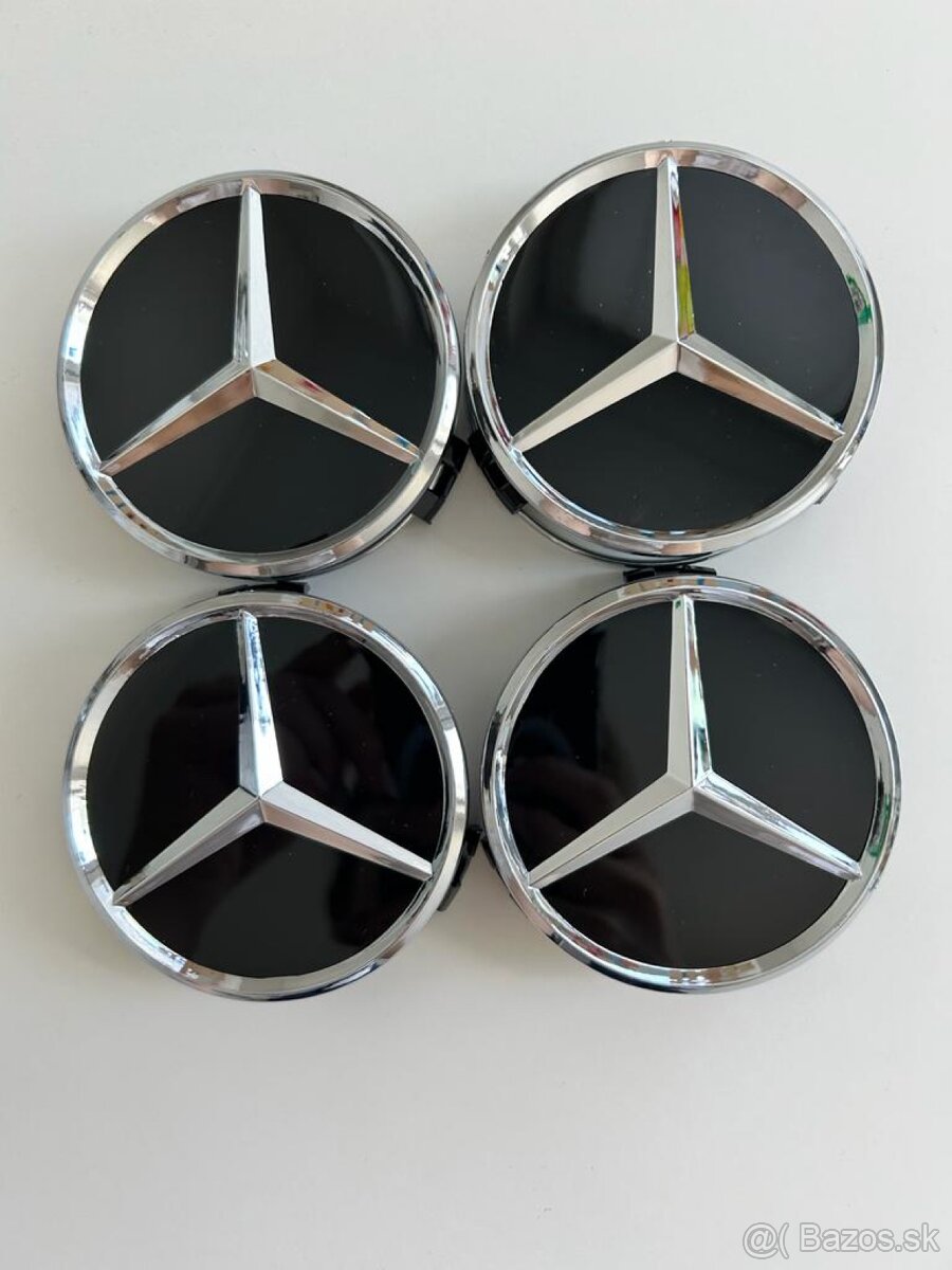 Mercedes Benz 75mm stredove krytky - 6