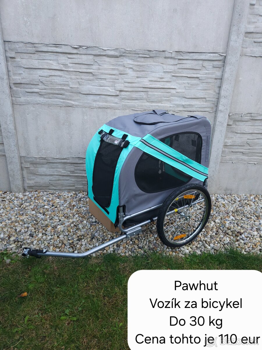 Viaceré vozíky za bicykel pre psy Pawhut a Kesser - 6