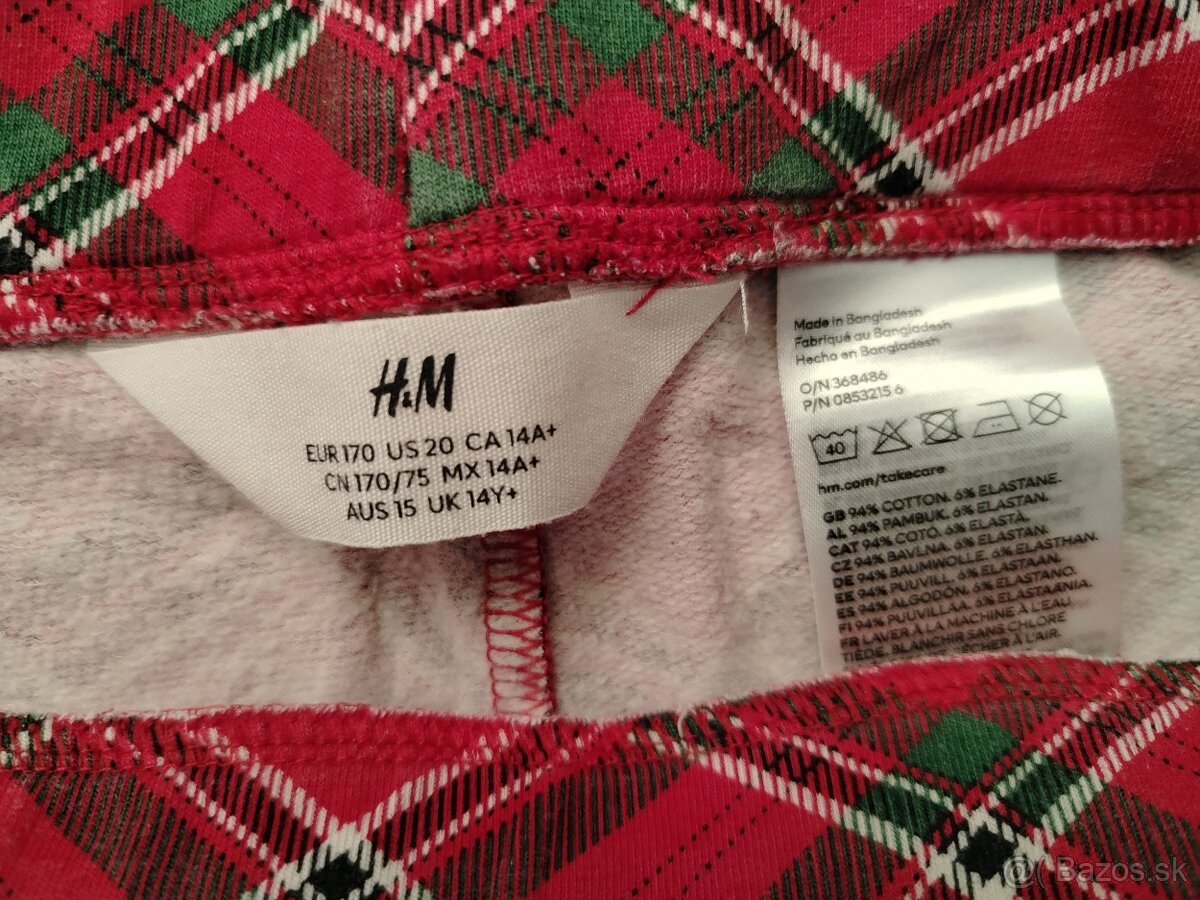 Legínové nohavice H&M, veľ. 170, 4 ks - 6